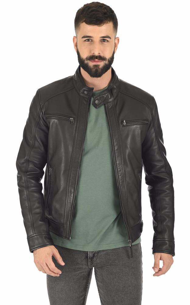 la canadienne Blouson cuir Erico noir
