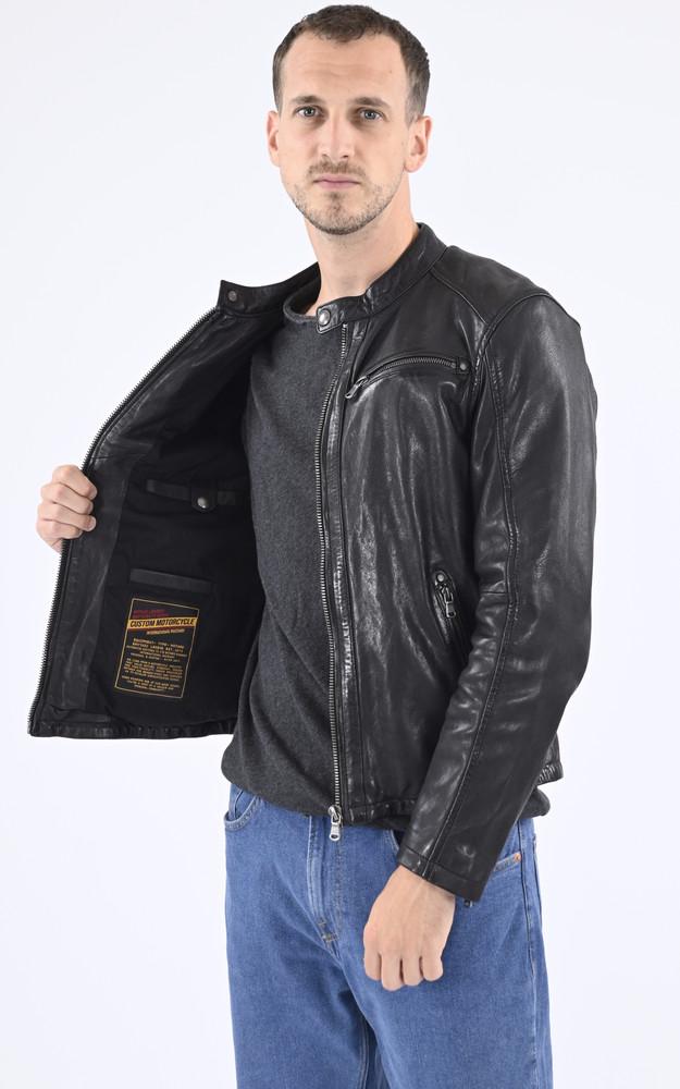 La Canadienne Blouson Cuir Gafino Black