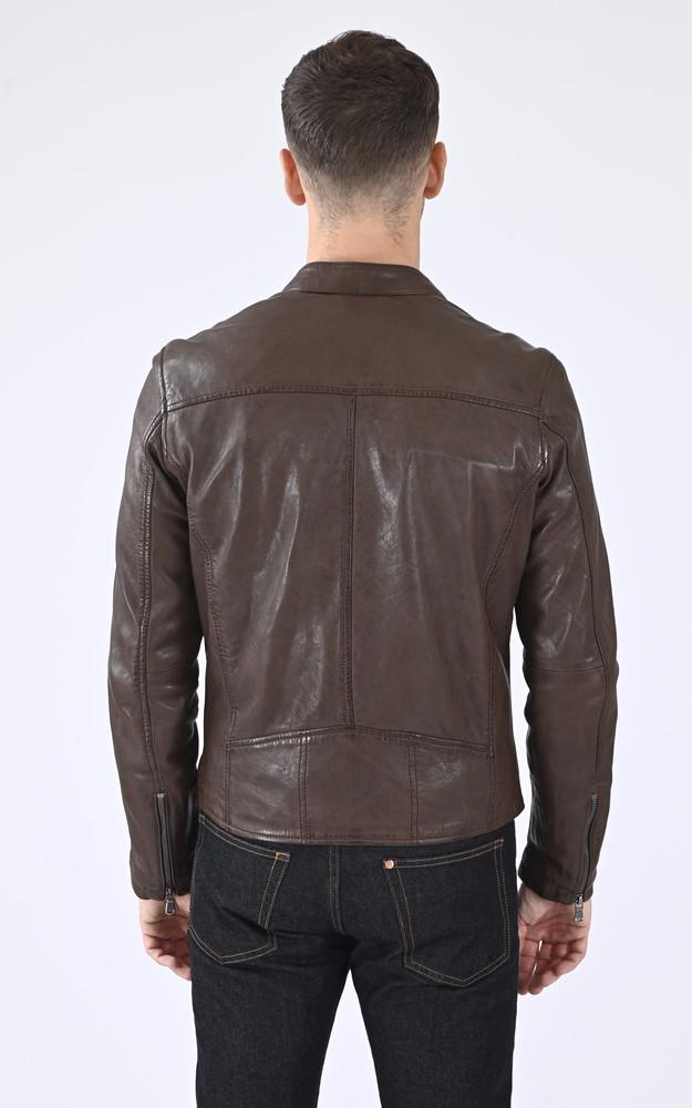 La Canadienne Blouson Cuir Gafino Marron