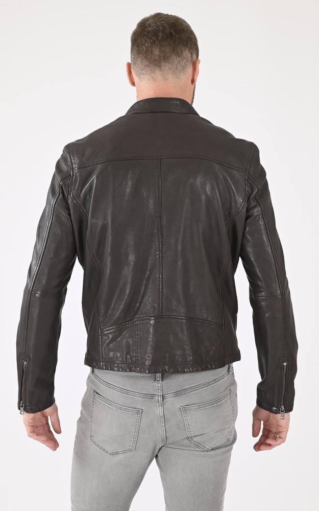 La Canadienne Blouson Cuir Gafino Reddish Brown