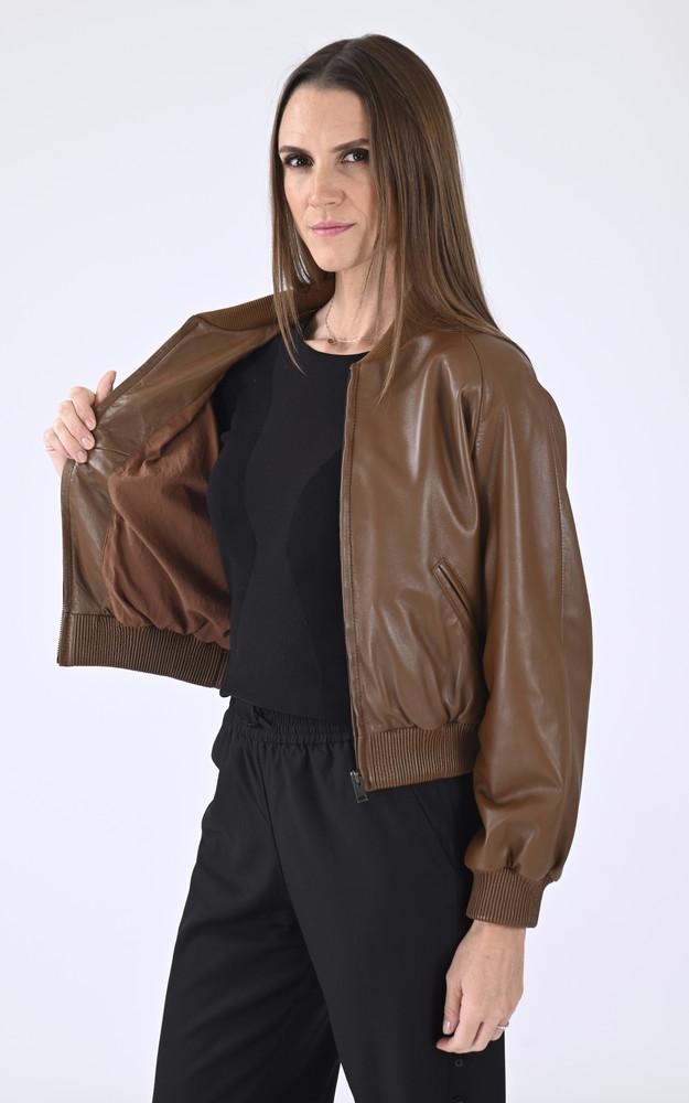 La Canadienne Blouson Cuir Gaia Cognac