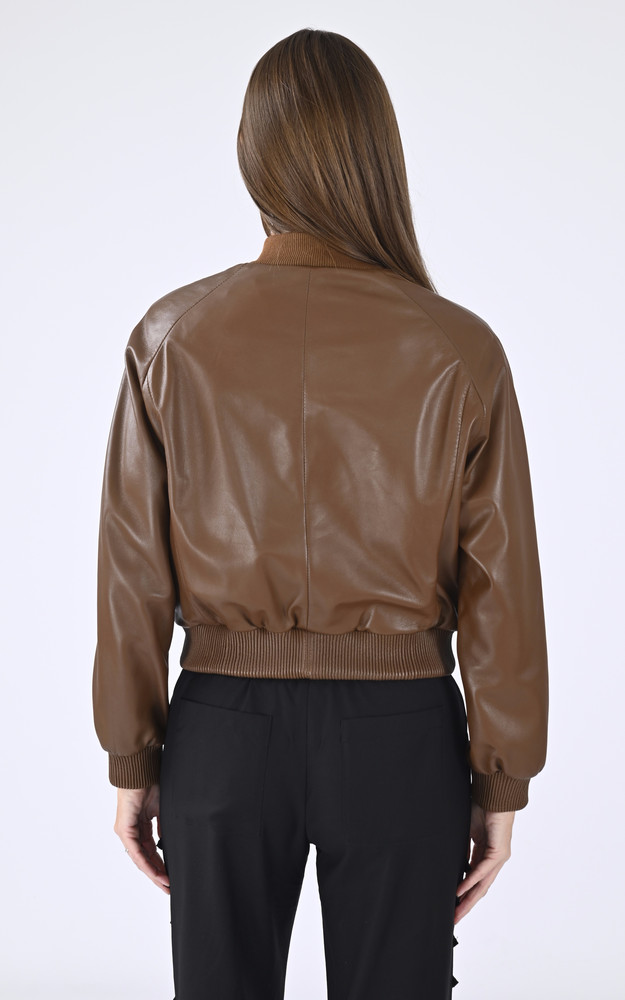 La Canadienne Blouson Cuir Gaia Cognac