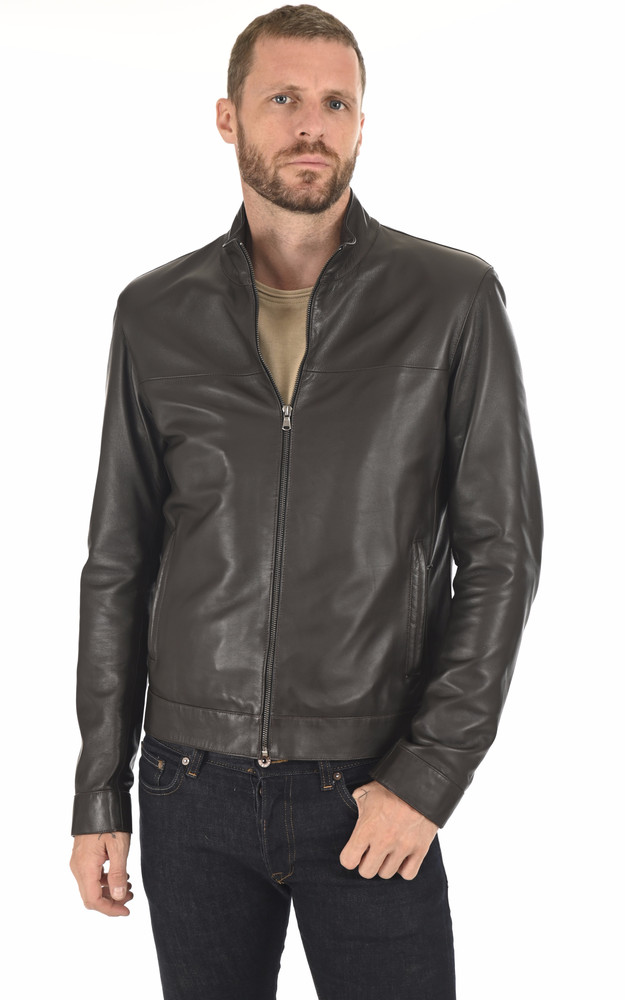 La Canadienne Blouson Cuir Homme Marron