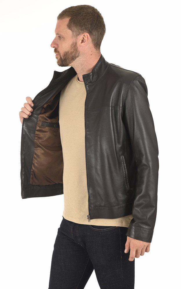 La Canadienne Blouson Cuir Homme Marron