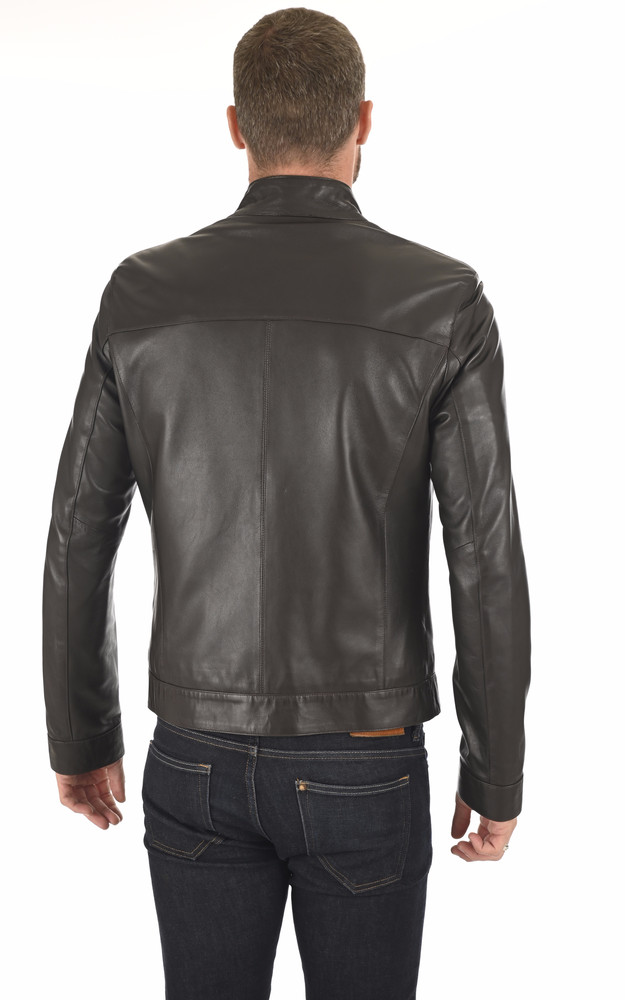 La Canadienne Blouson Cuir Homme Marron