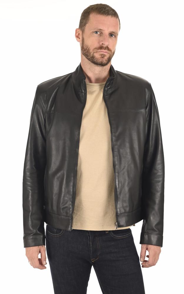 La Canadienne Blouson Cuir Homme Noir