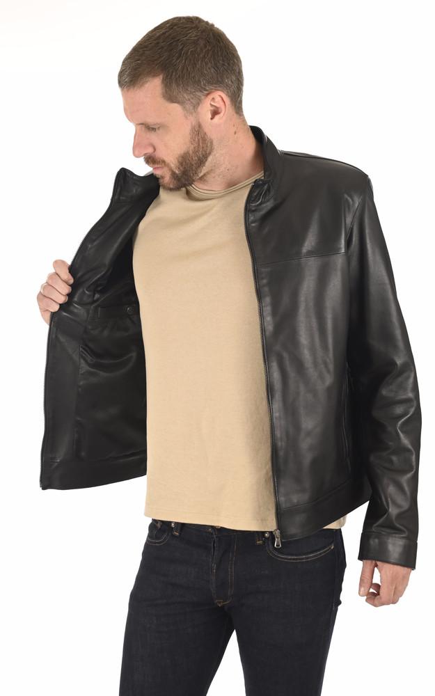La Canadienne Blouson Cuir Homme Noir