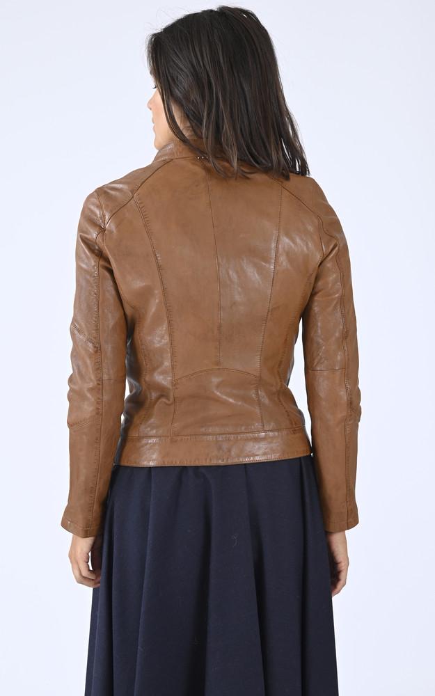 La Canadienne Blouson Cuir Jolya Cognac
