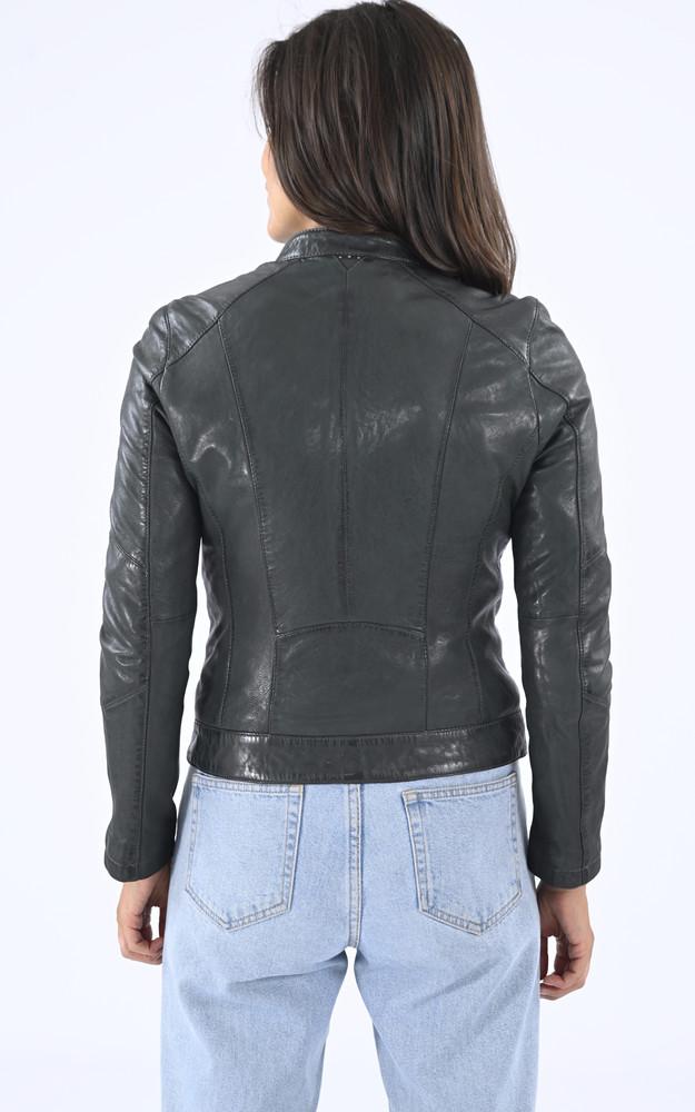 La Canadienne Blouson Cuir Jolya Kaki