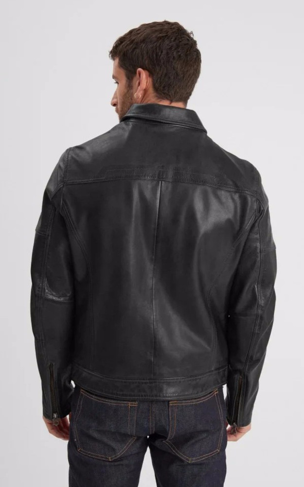 La Canadienne Blouson Cuir Mick Noir
