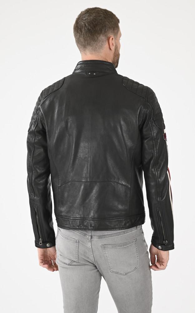 La Canadienne Blouson Cuir Motard Gasly Noir