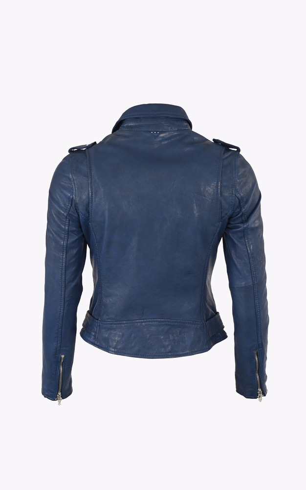 La Canadienne Blouson Cuir Paula Blue Water