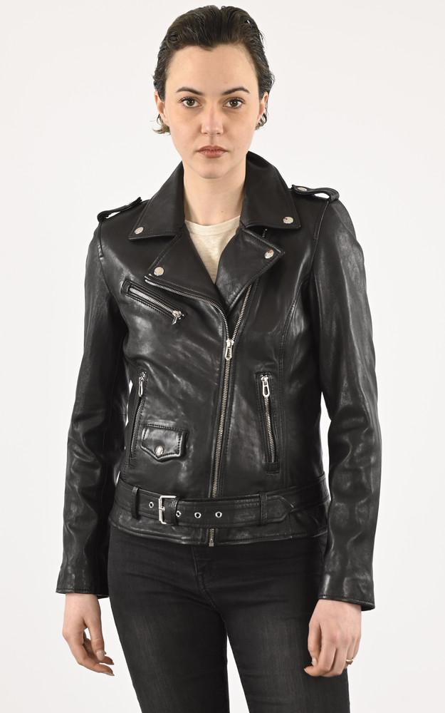 La Canadienne Blouson Cuir Paula Noir