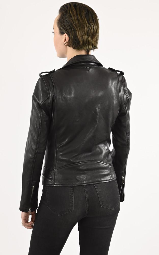La Canadienne Blouson Cuir Paula Noir