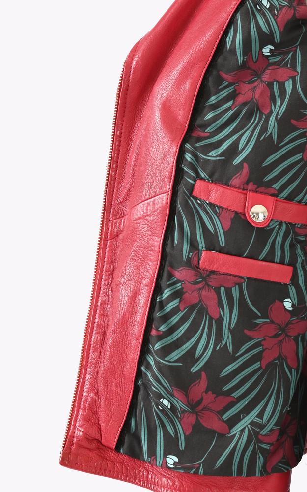 La Canadienne Blouson Cuir Paula Rose