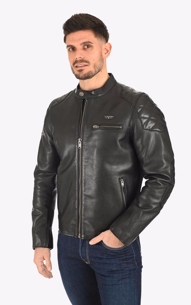 la canadienne Blouson cuir Race noir