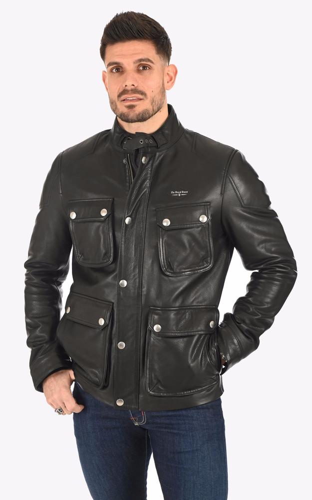 la canadienne Blouson cuir Richmond noir