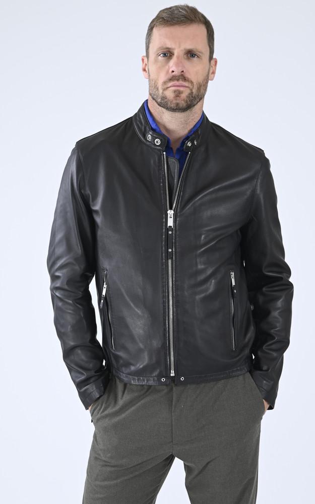 la canadienne Blouson cuir Ruidoso noir