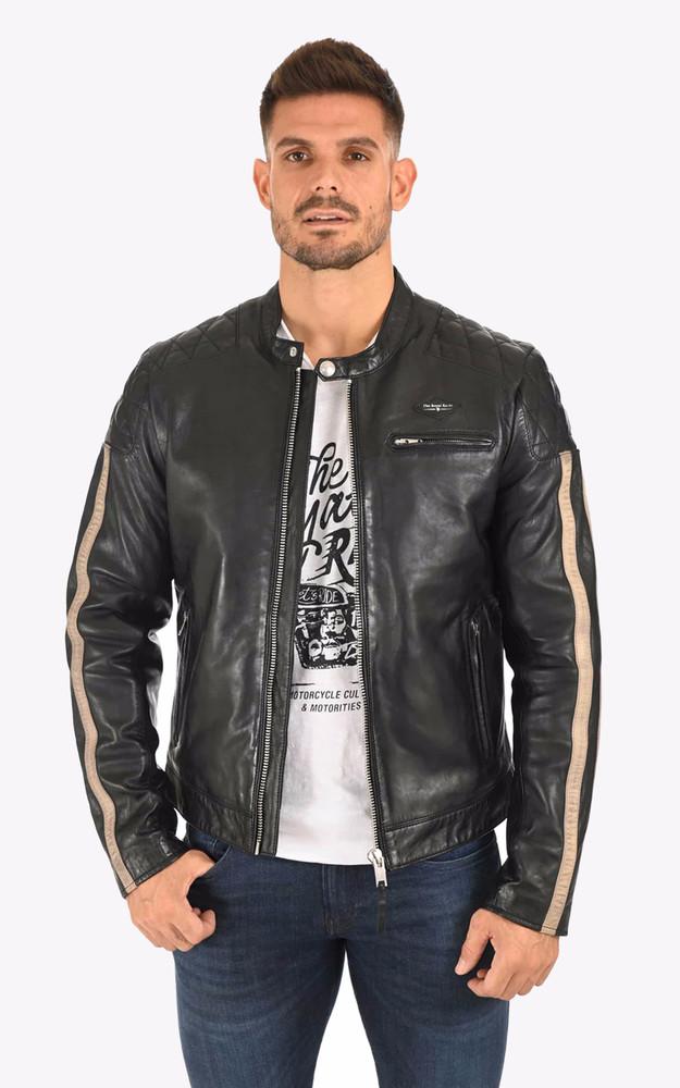 La Canadienne Blouson Cuir Silverstone Noir