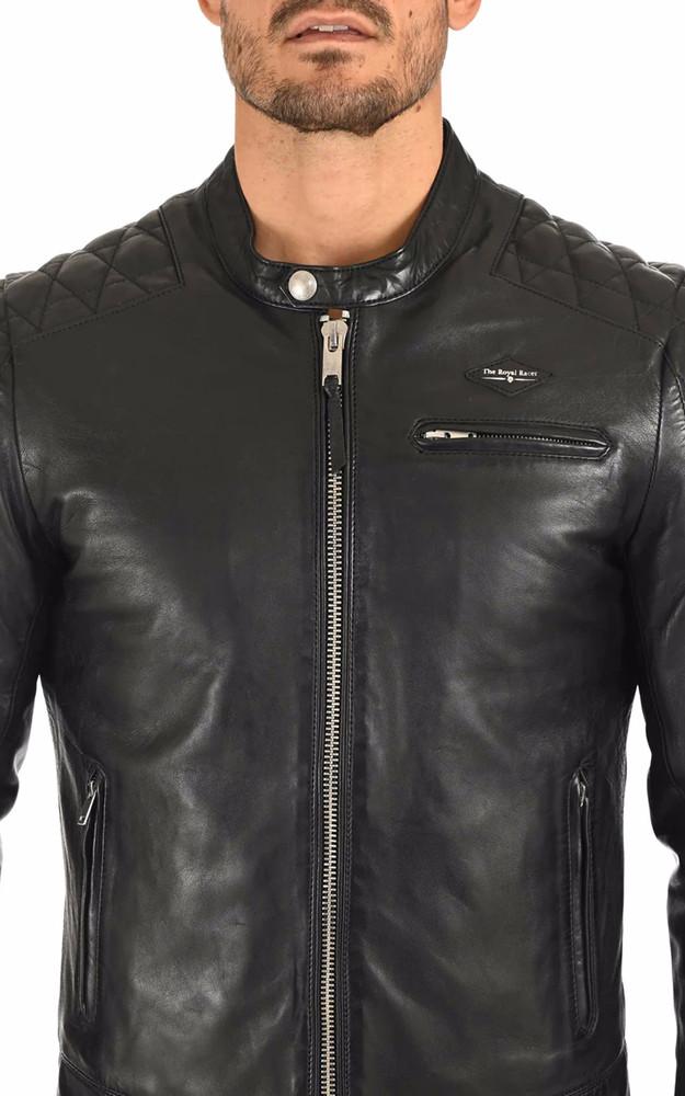 La Canadienne Blouson Cuir Silverstone Noir
