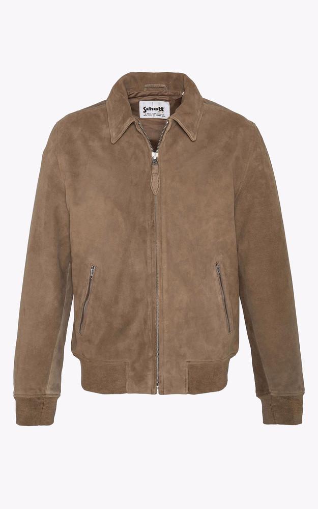 La Canadienne Blouson Cuir Velours LCYALESS Beige