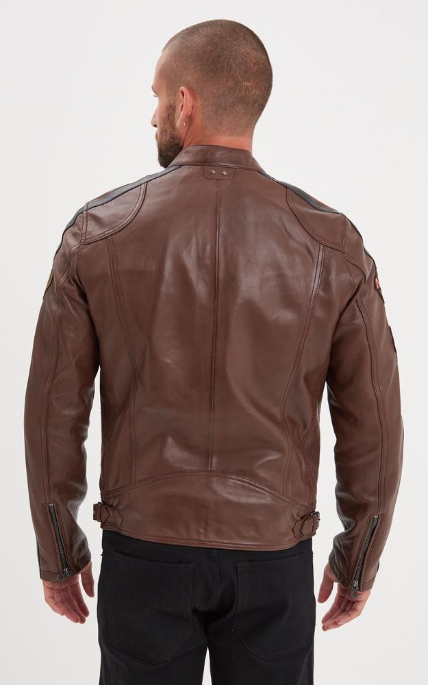 La Canadienne Blouson Cuir Wartburg Marron
