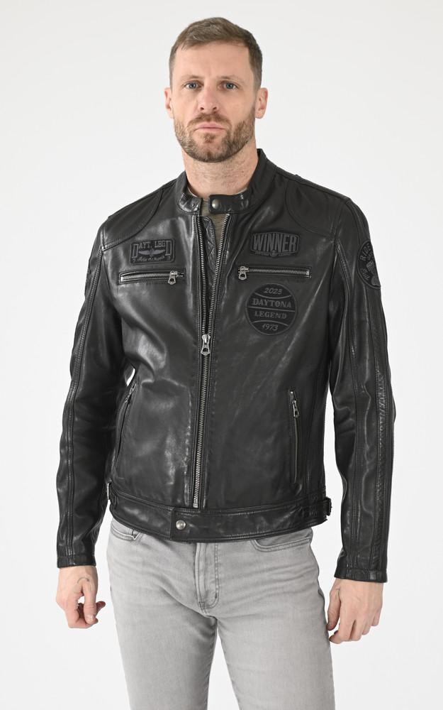 La Canadienne Blouson Cuir Wartburg Noir