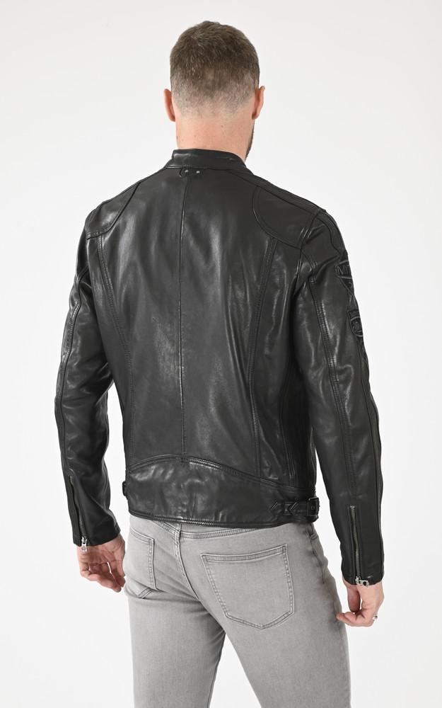 La Canadienne Blouson Cuir Wartburg Noir