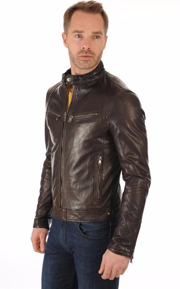 La Canadienne Blouson Dustin Reddish Brown