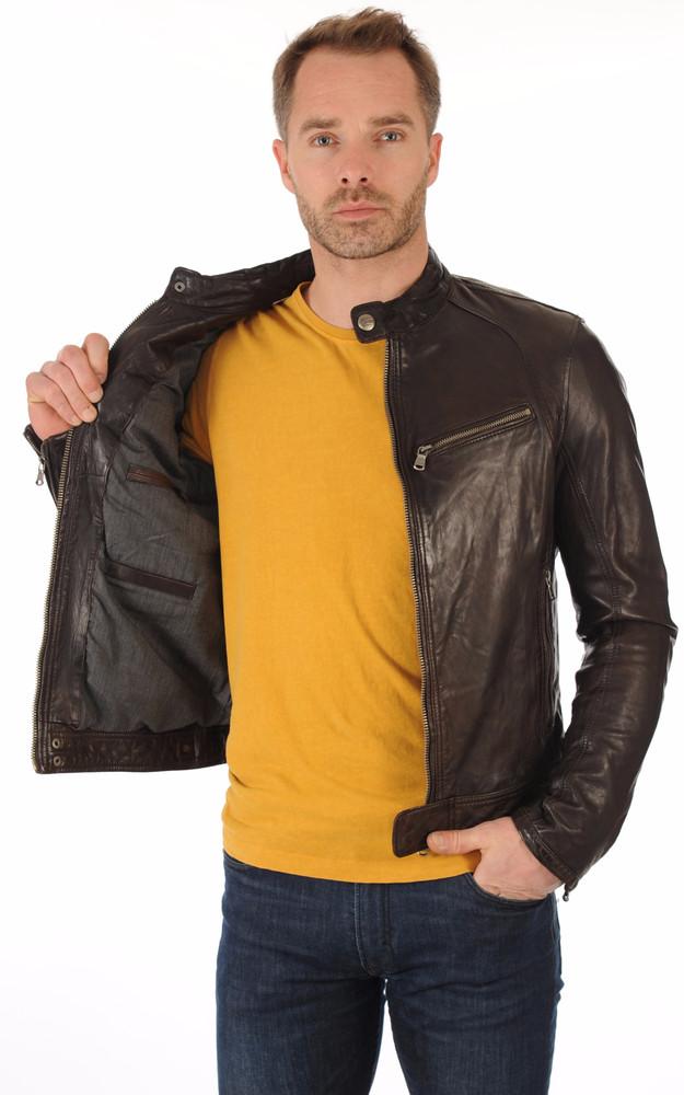 La Canadienne Blouson Dustin Reddish Brown