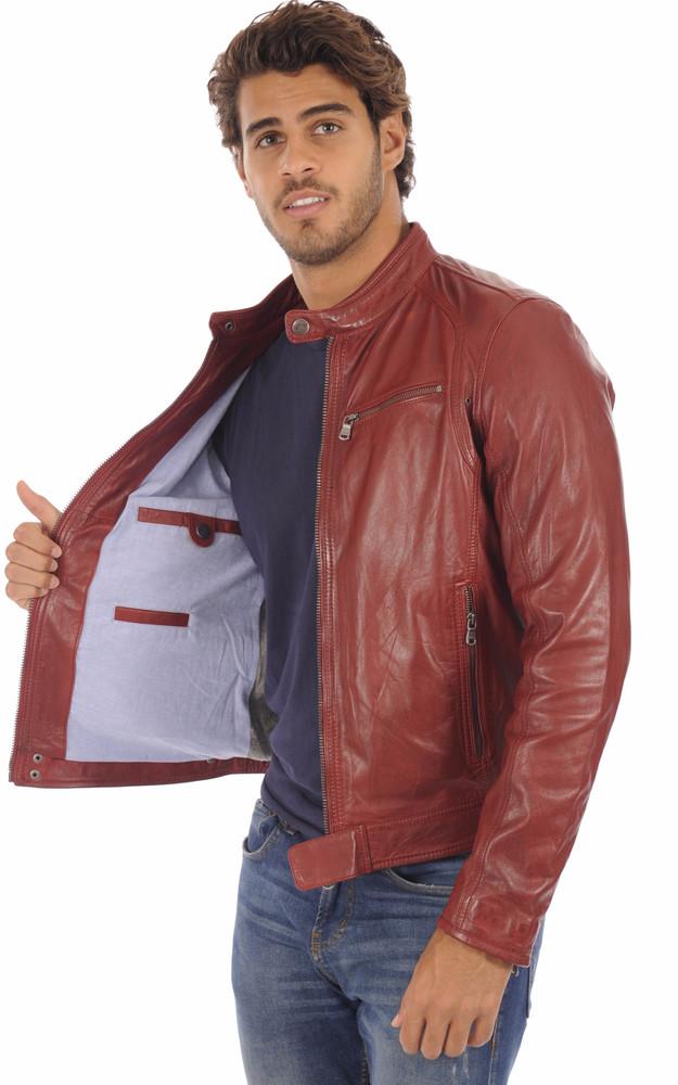 La Canadienne Blouson Dustin Rouge