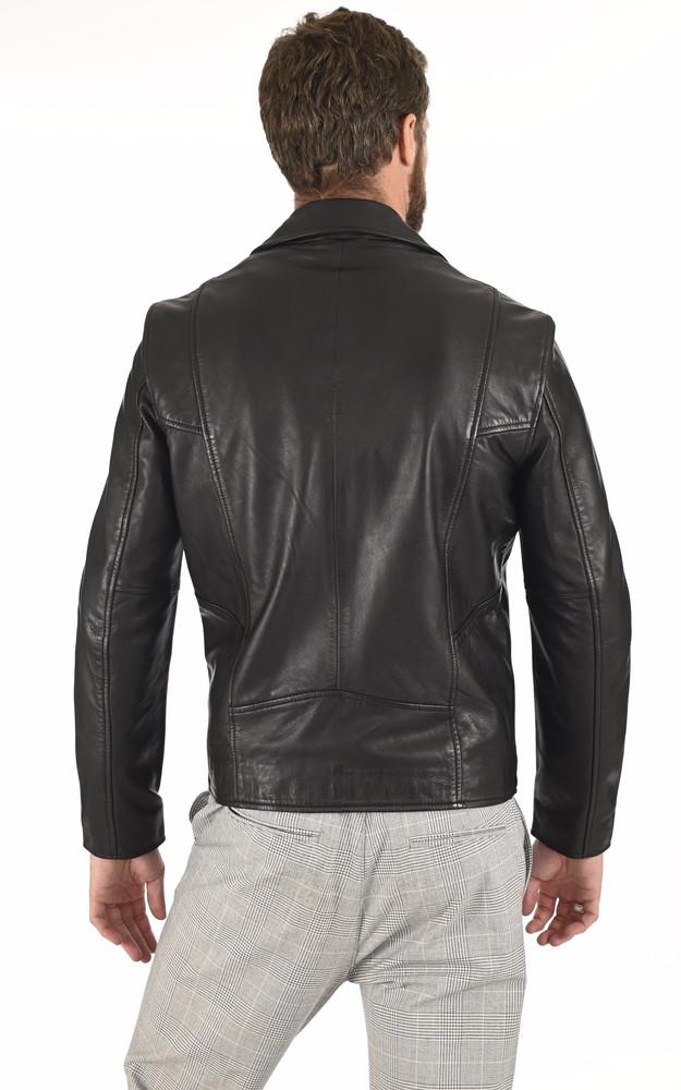 La Canadienne Blouson En Cuir Homme Noir
