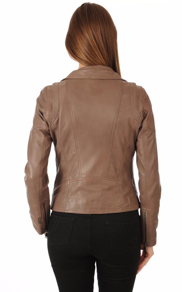 La Canadienne Blouson En Cuir Marron