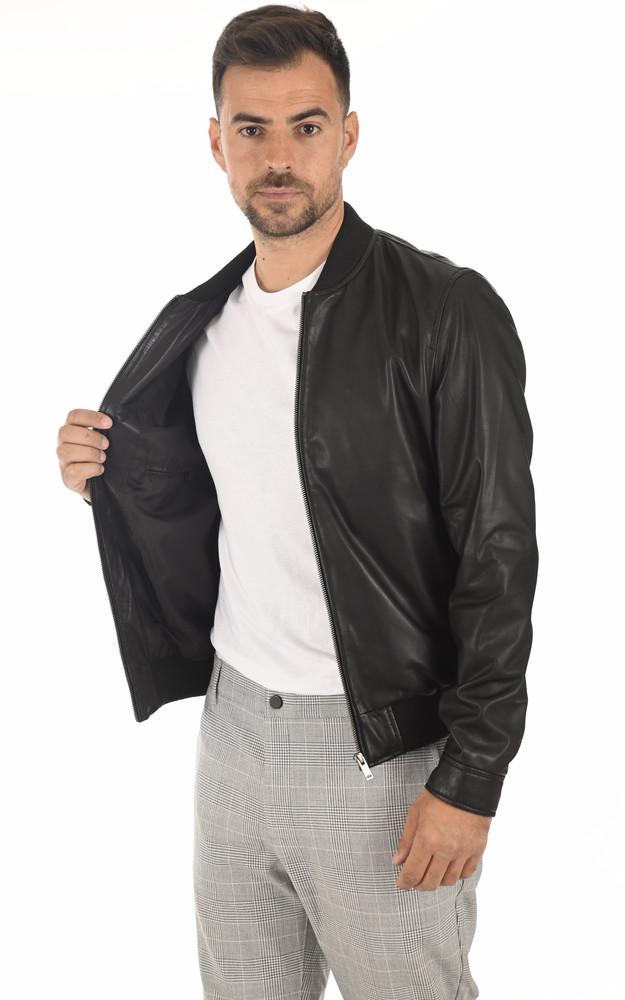 La Canadienne Blouson En Cuir Noir