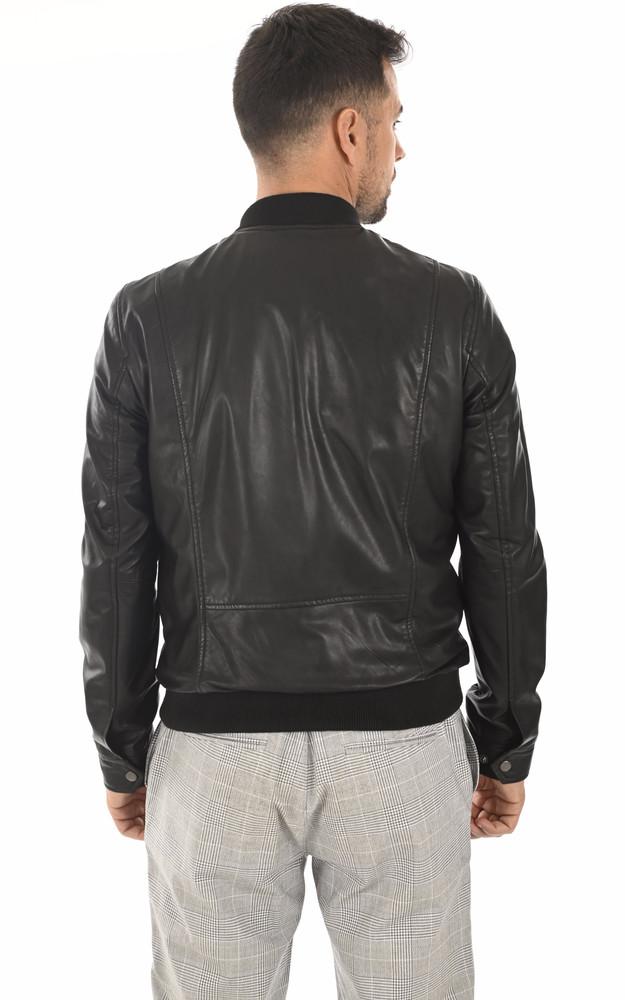 La Canadienne Blouson En Cuir Noir