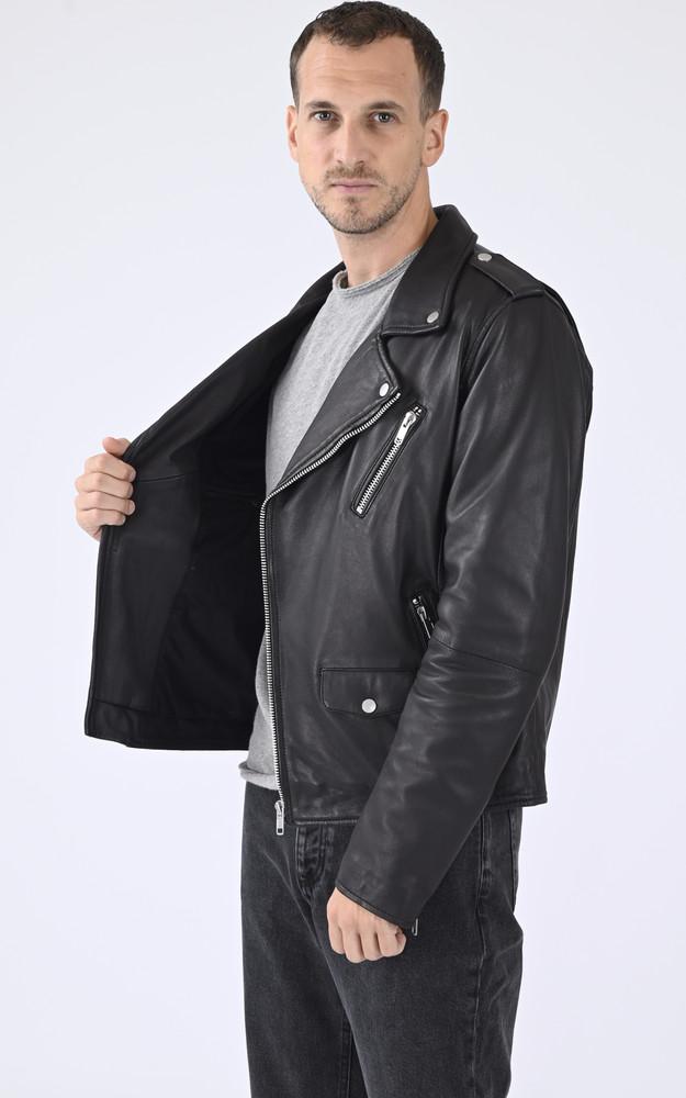 La Canadienne Blouson En Cuir Rocky Noir