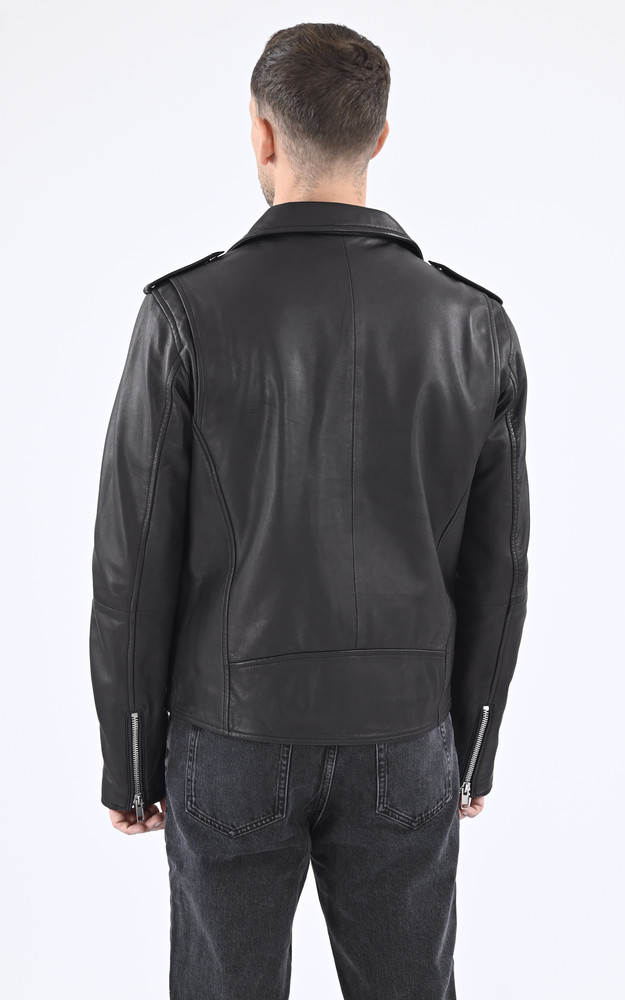 La Canadienne Blouson En Cuir Rocky Noir