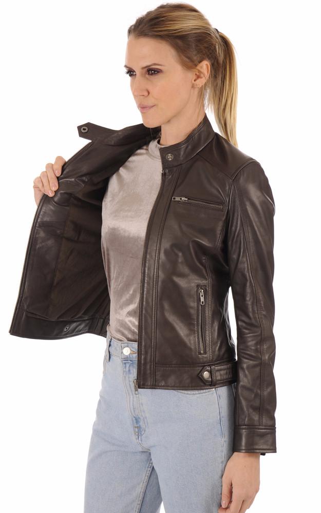La Canadienne Blouson Erika Marron
