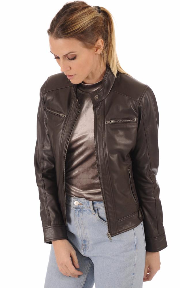 La Canadienne Blouson Erika Marron