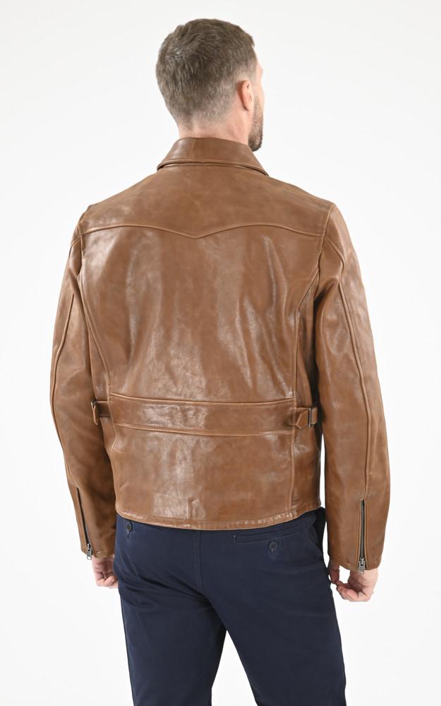 La Canadienne Blouson Gambler Cognac