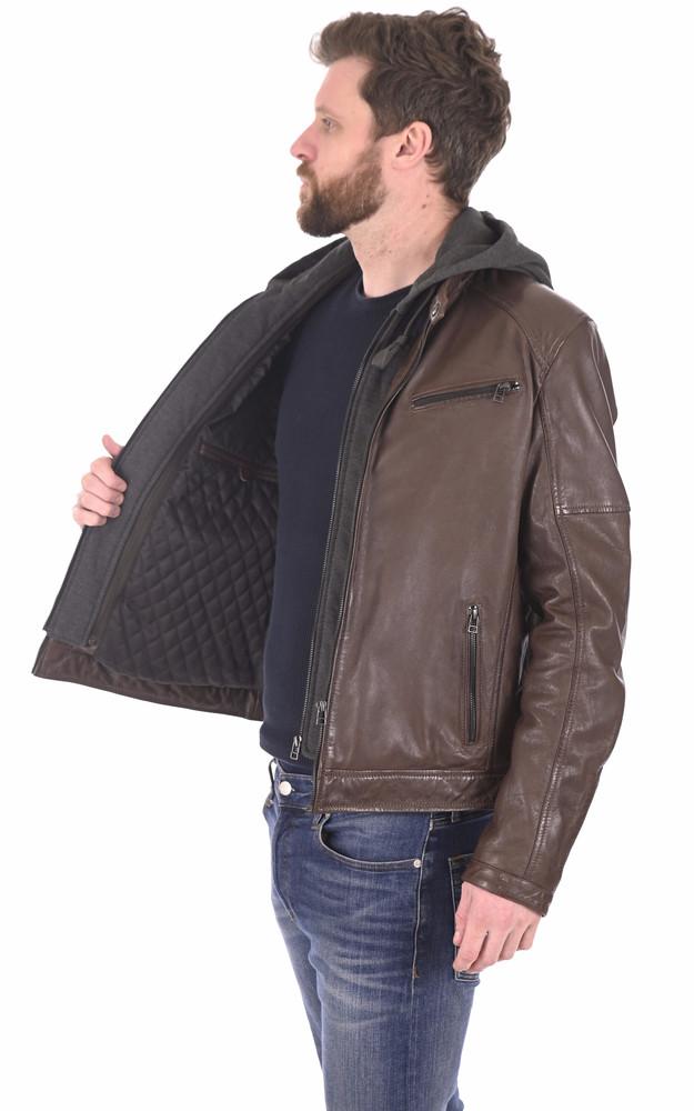 La Canadienne Blouson Iora Hood Mocca