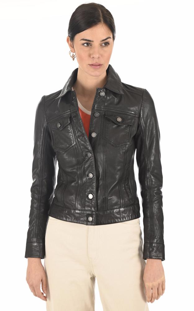 La Canadienne Blouson Janila Agneau Noir