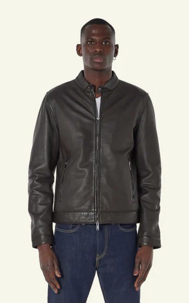 la canadienne Blouson Joseph cuir marron