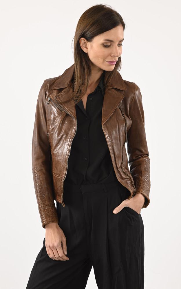 la canadienne Blouson Juliette cognac