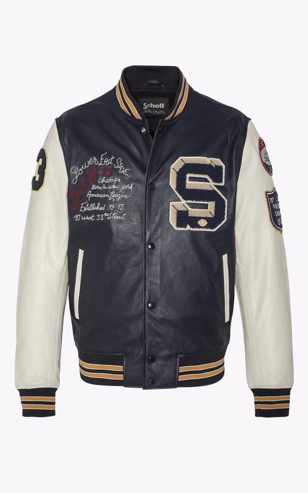 la canadienne Blouson LC Teddy bleu marine