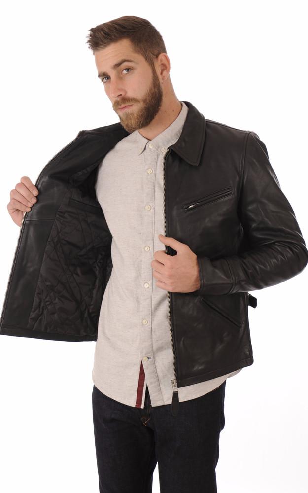 La Canadienne Blouson LC952 Cuir Vachette Noir