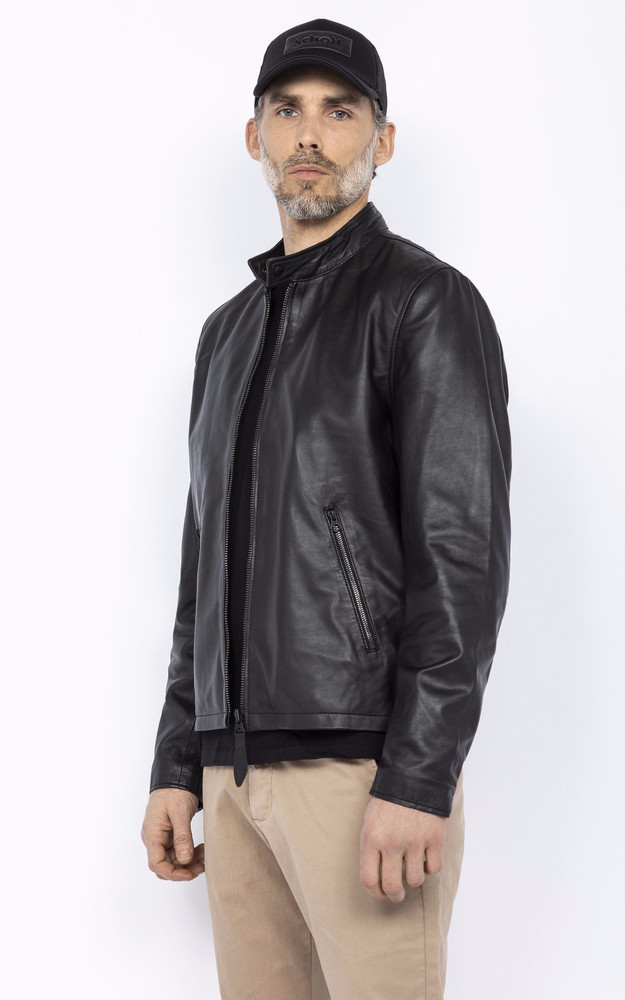 La Canadienne Blouson LCBIKER Cuir Black