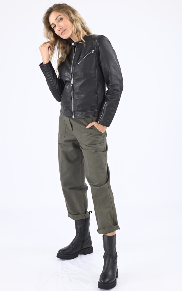 La Canadienne Blouson LCWMOTOR Cuir Black