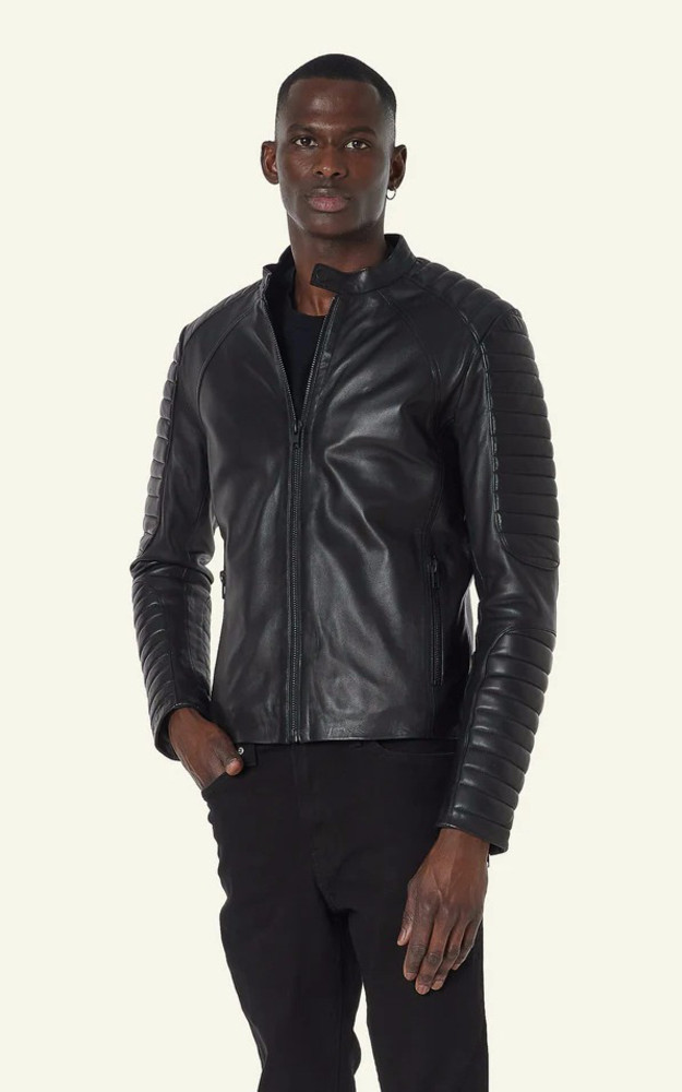 la canadienne Blouson Leman Cuir Noir