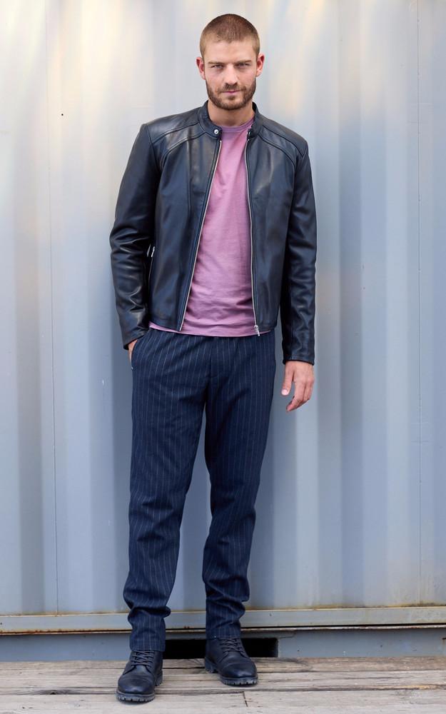 la canadienne Blouson Leni cuir noir